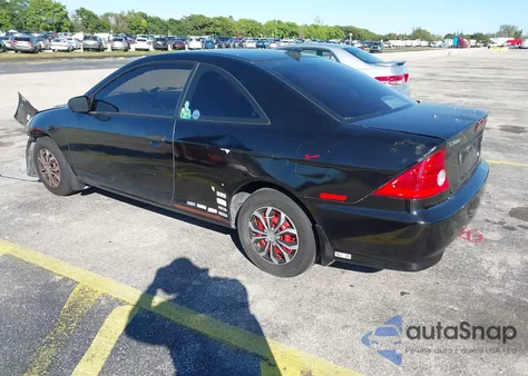 2004 Honda Civic Vp from USA, damaged, VIN 1HGEM22194L060537